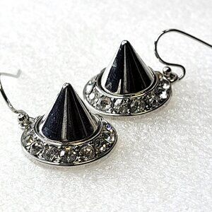 Silver Cone Earrings